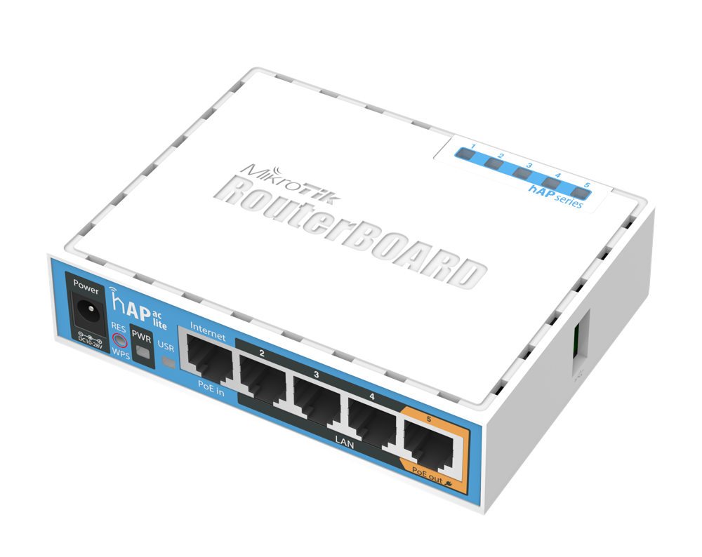 EZVIZ Router WiFi MIKROTIK RB952Ui-5ac2nD hAP ac lite